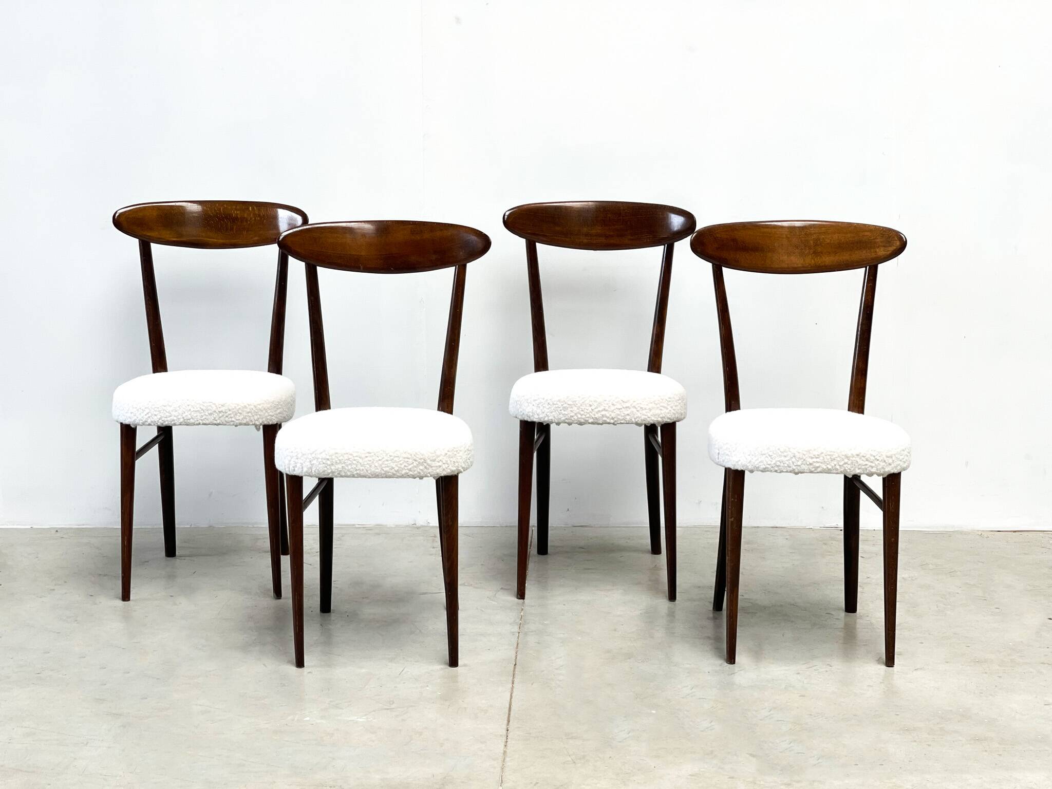 Vintage italian dining chairs, 1960s