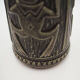 Vase en céramique, design danois, années 1960, fabriqué par Johgus Bornholm Keramik