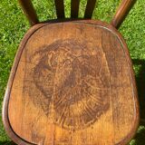 6 Fischel bistro chairs with labels, circa 1930