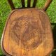 6 Fischel bistro chairs with labels, circa 1930