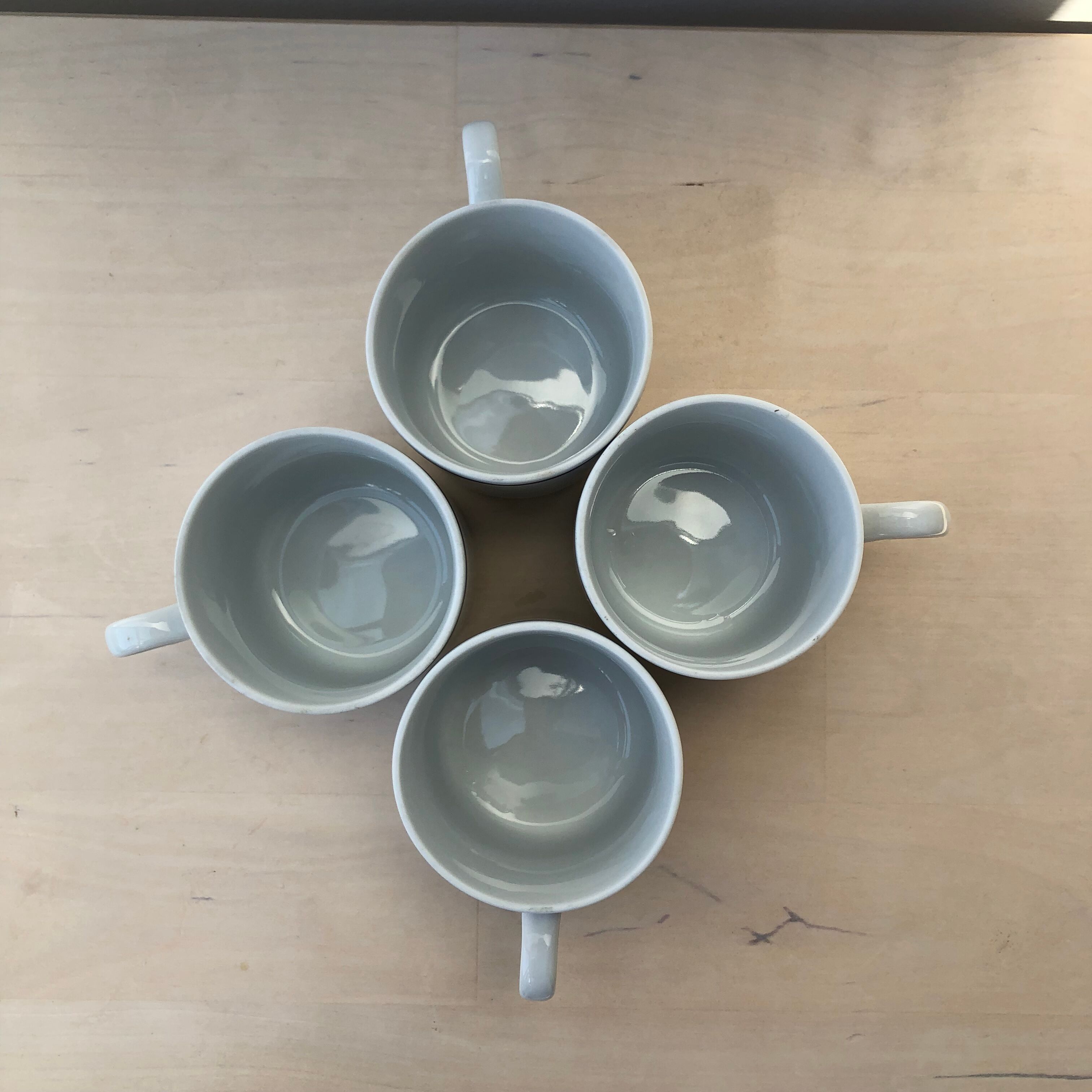 Porcelain coffee cups