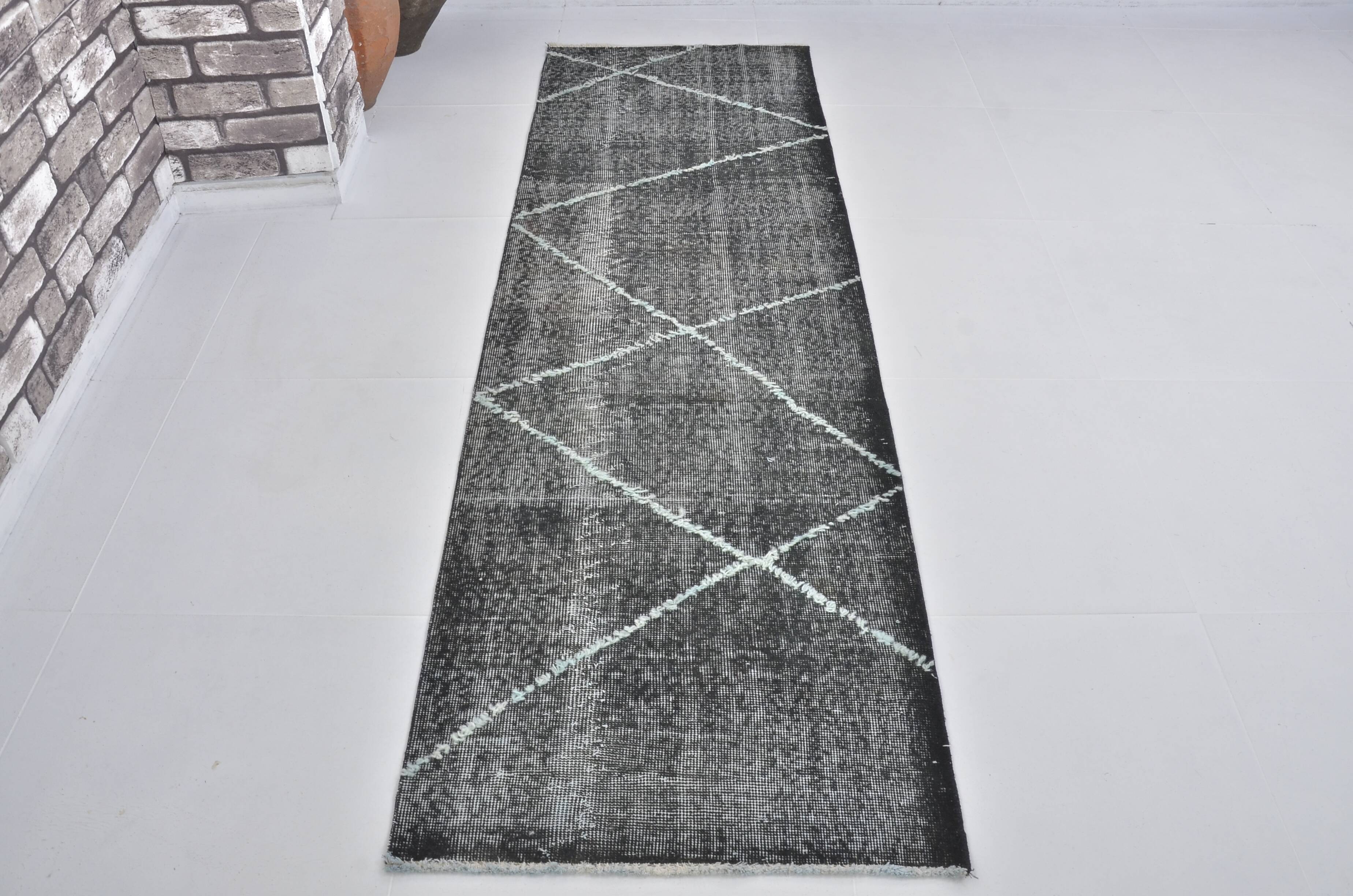 Vintage Turkish Pompom Rug Sku 3822