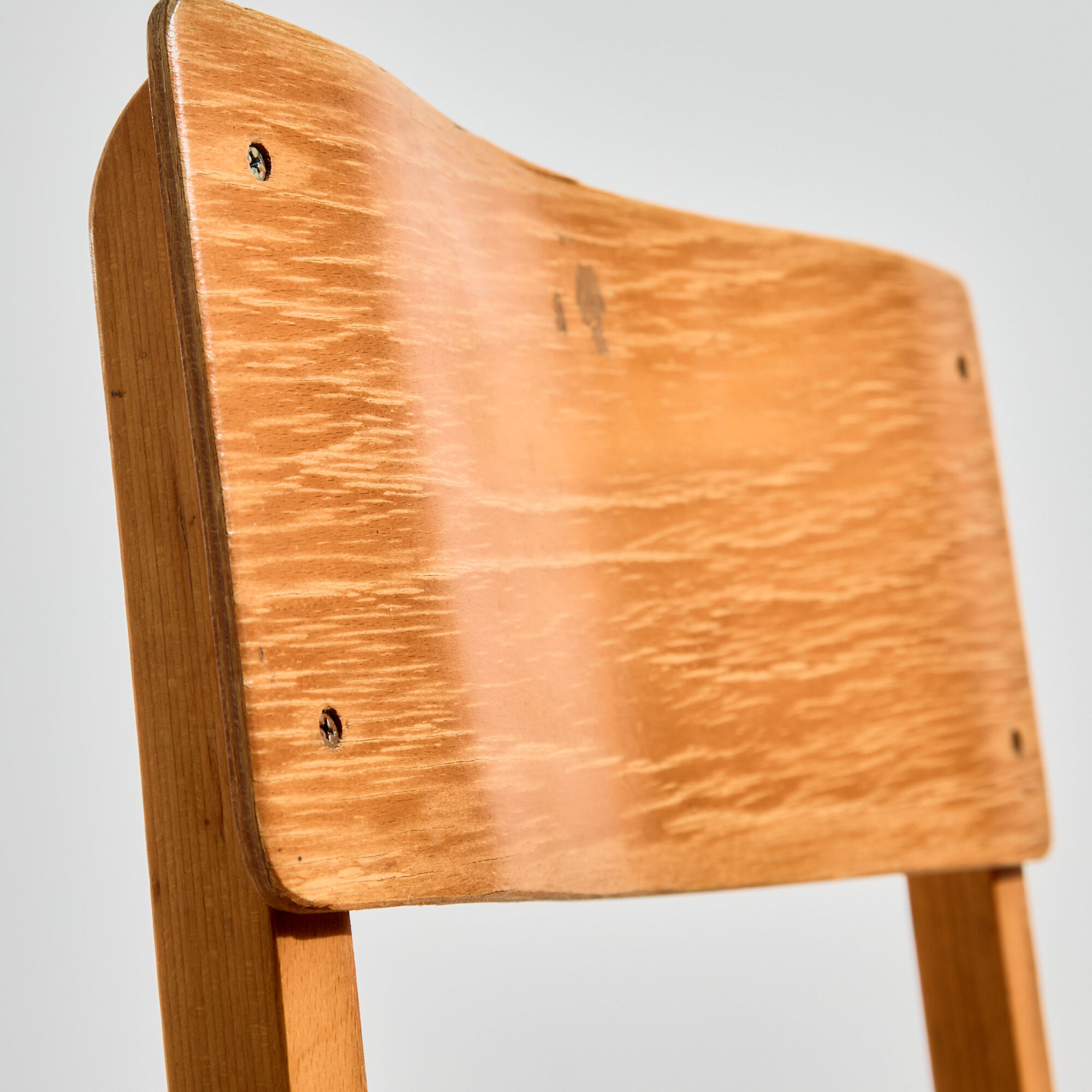 Stackable beech chair