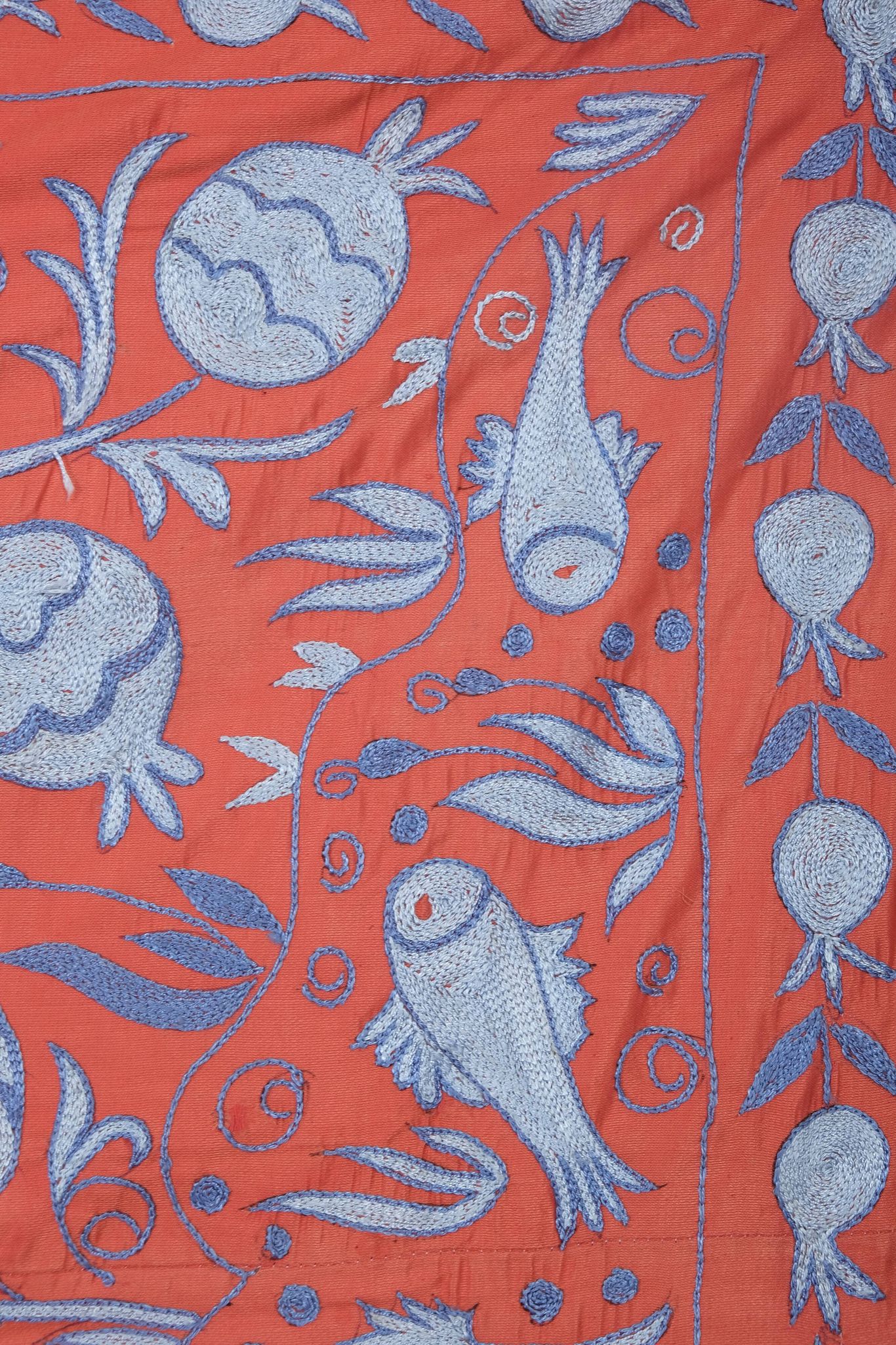Hand knotted rug, vintage Turkish rug 100x194 cm