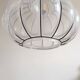 Murano lampe suspendue zucca - soufflé en cage - neuf