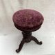 Napoleon III piano stool dimension: height -55cm- diameter -35cm-