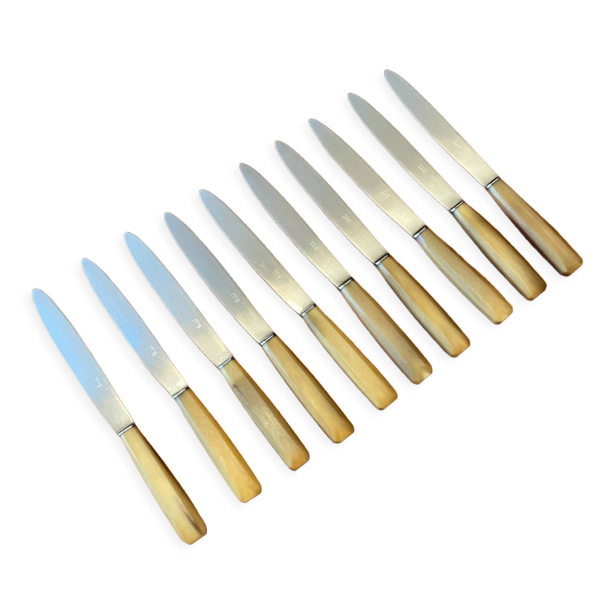 Christmas Pop-up 2022 - Set of 10 Vintage Horn Knives