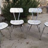 Formica table and 6 chairs