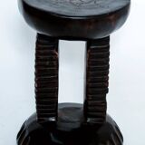 Set of 2 Bamileke African Low African Stool
