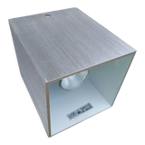 Brushed stainless steel wall lamp