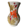 Italian ceramic vase from 1950 with floral decoration