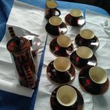 Ceramic coffee service Quimper Quercy