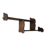 Étagère hollandaise en bois massif en forme de nuage, années 1930