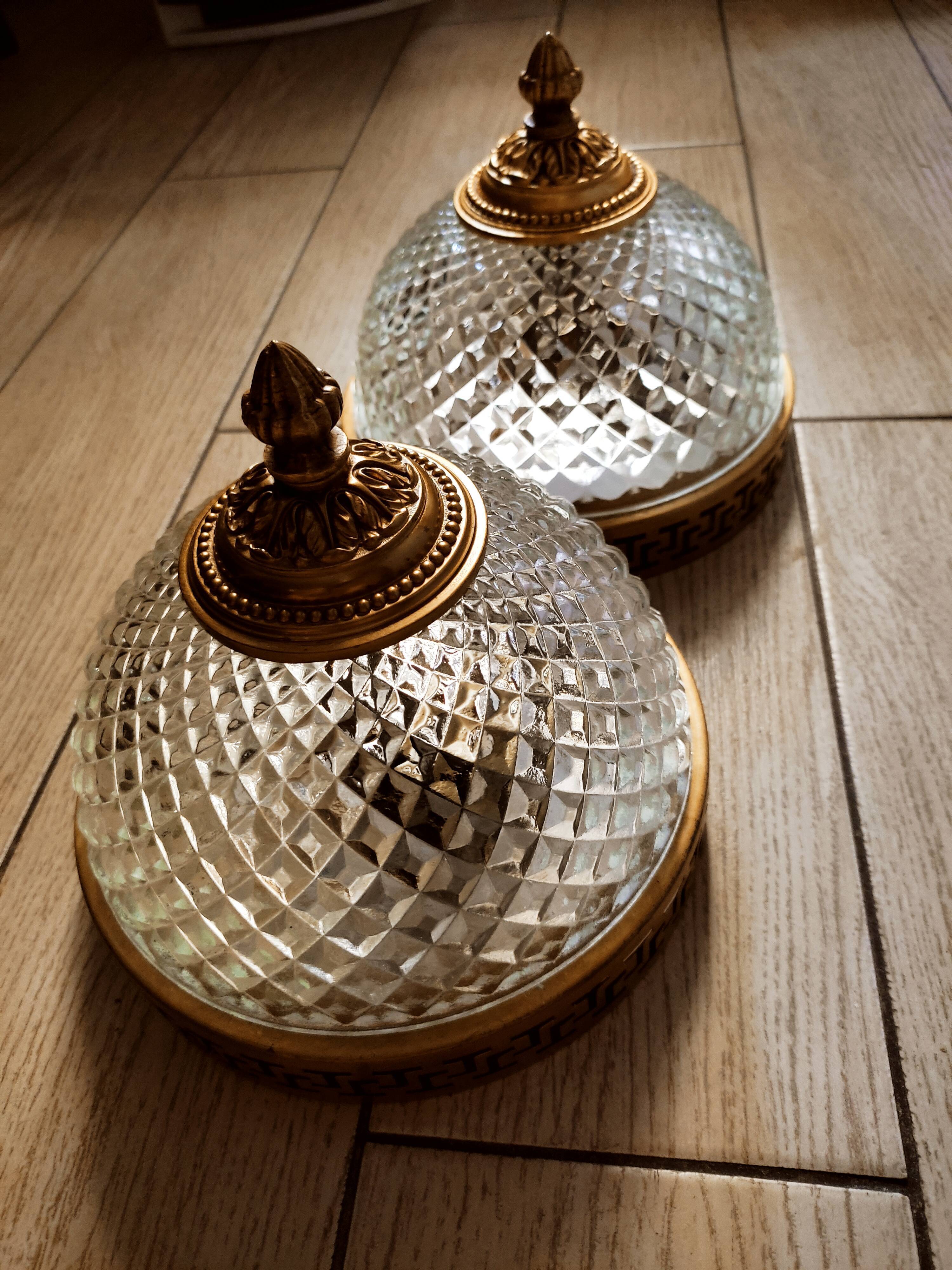 Bohemian ceiling lamp diamond spikes