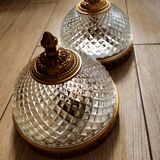 Bohemian ceiling lamp diamond spikes