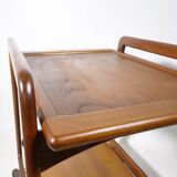 Danish Design Bar Cart Teak Silka Möbler 1960s