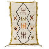 Handmade moroccan berber carpet 102 x 62 cm