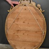 Large Gilded Wood Mirror, Louis XV Style – Part 2 of the 19th Century