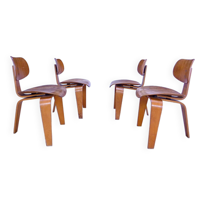 Chaises de salle à manger 'SE 42' par Egon Eiermann pour Wilde & Spieth, Allemagne 1949, Ensemble de 4