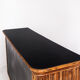 Vintage bar counter in caning and rattan. France, 1950s.