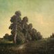Barbizon School, 19th century: large oil painting on canvas, circa 1850