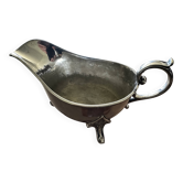 English sauce boat, silver plated, 1464 HA EA FA - EPNS - Art Nouveau period