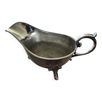 English Silver Plated Sauceboat 1464 HA EA FA - EPNS - Art Nouveau Period