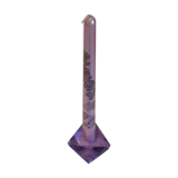 Murano cut glass candle holder