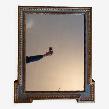 Old large Louis XVI style wall mirror