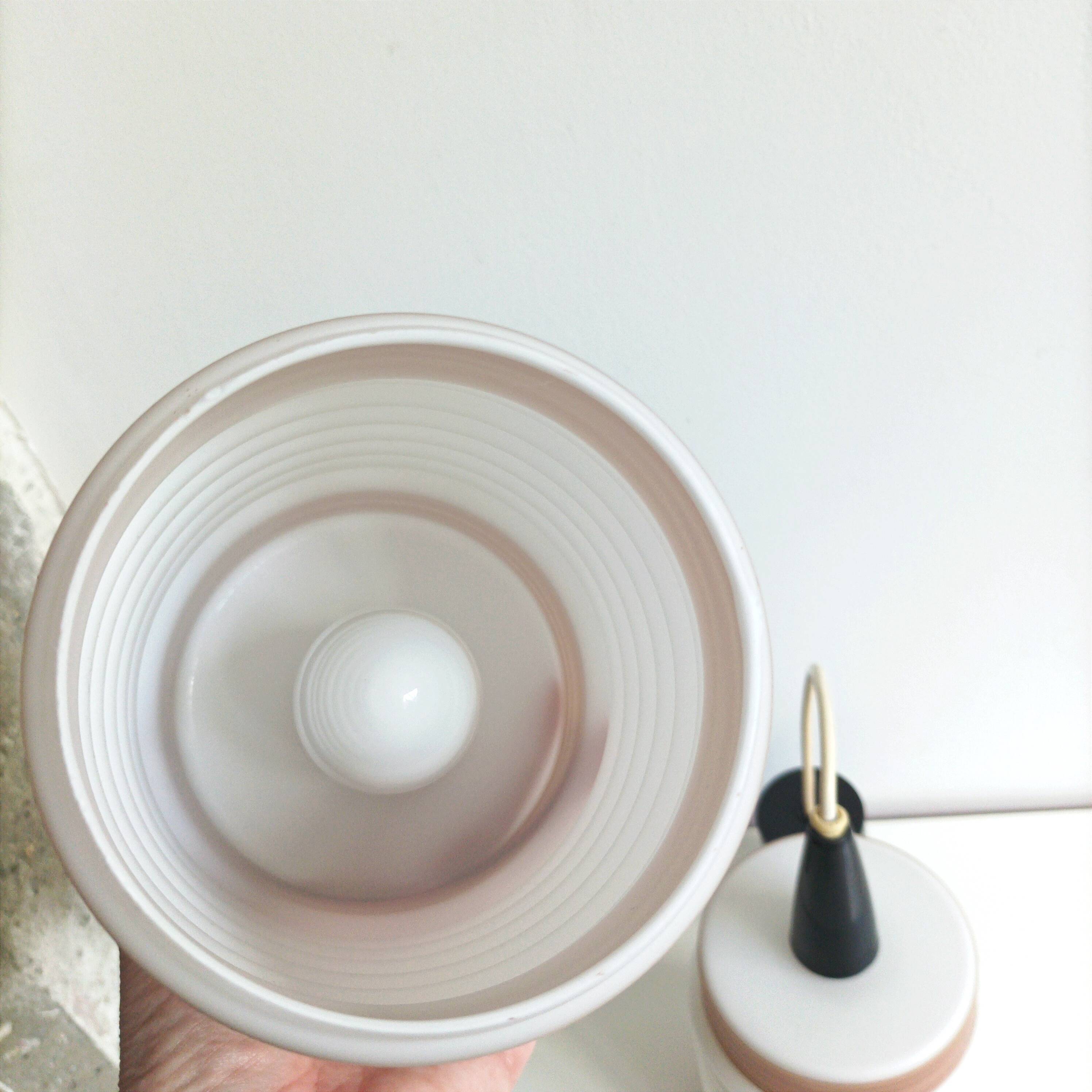 Suspensions opaline scandinave dlg Louis Kalff