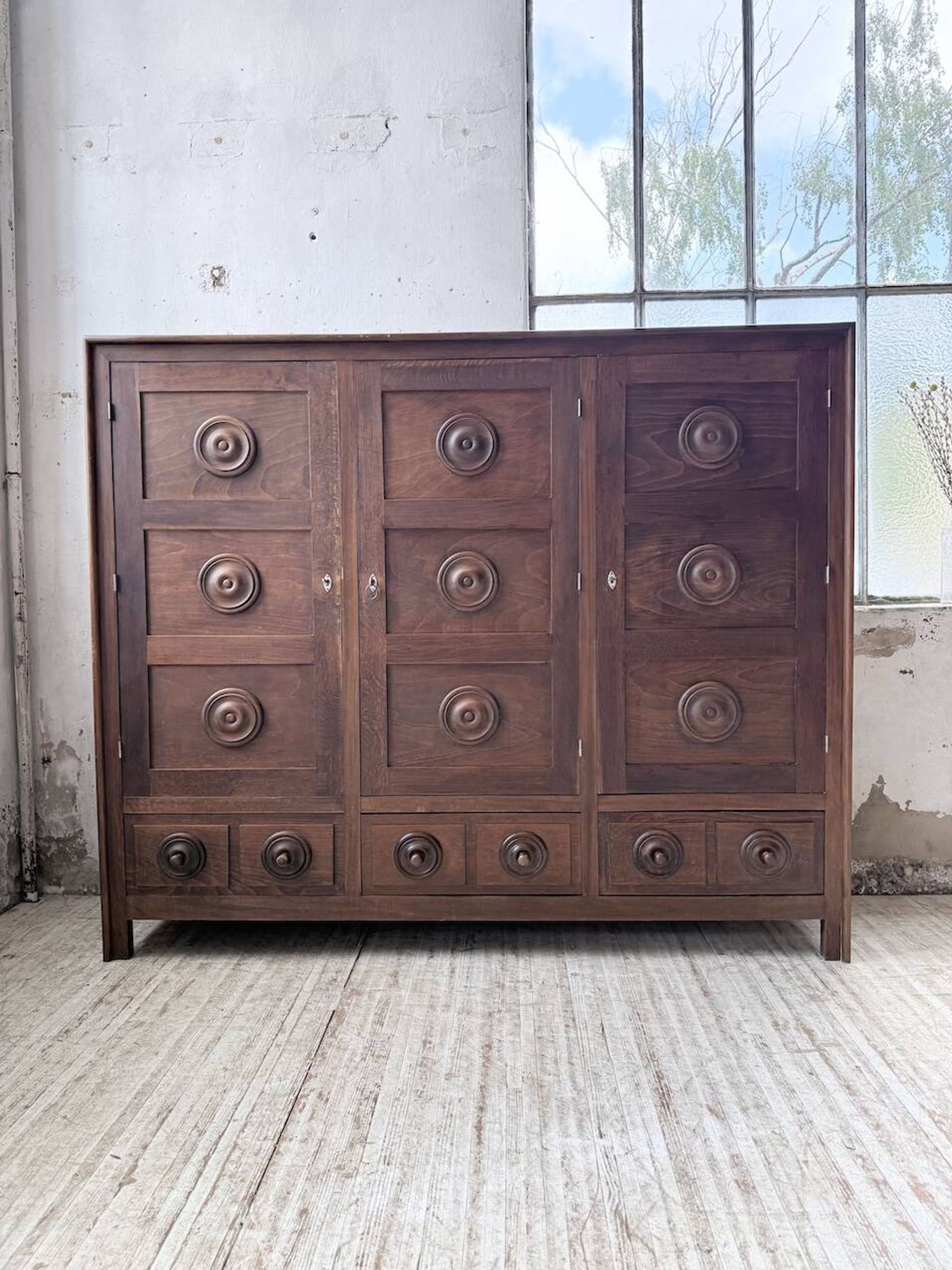 Oak wardrobe "Basque" Dudouyt