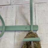 Curved wood coat rack