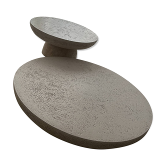 molded fiberglass coffee table