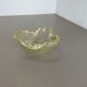 Murano Glass "Gold Dust Bubble" Bowl Element Shell Ashtray Murano, Italy, 1970s
