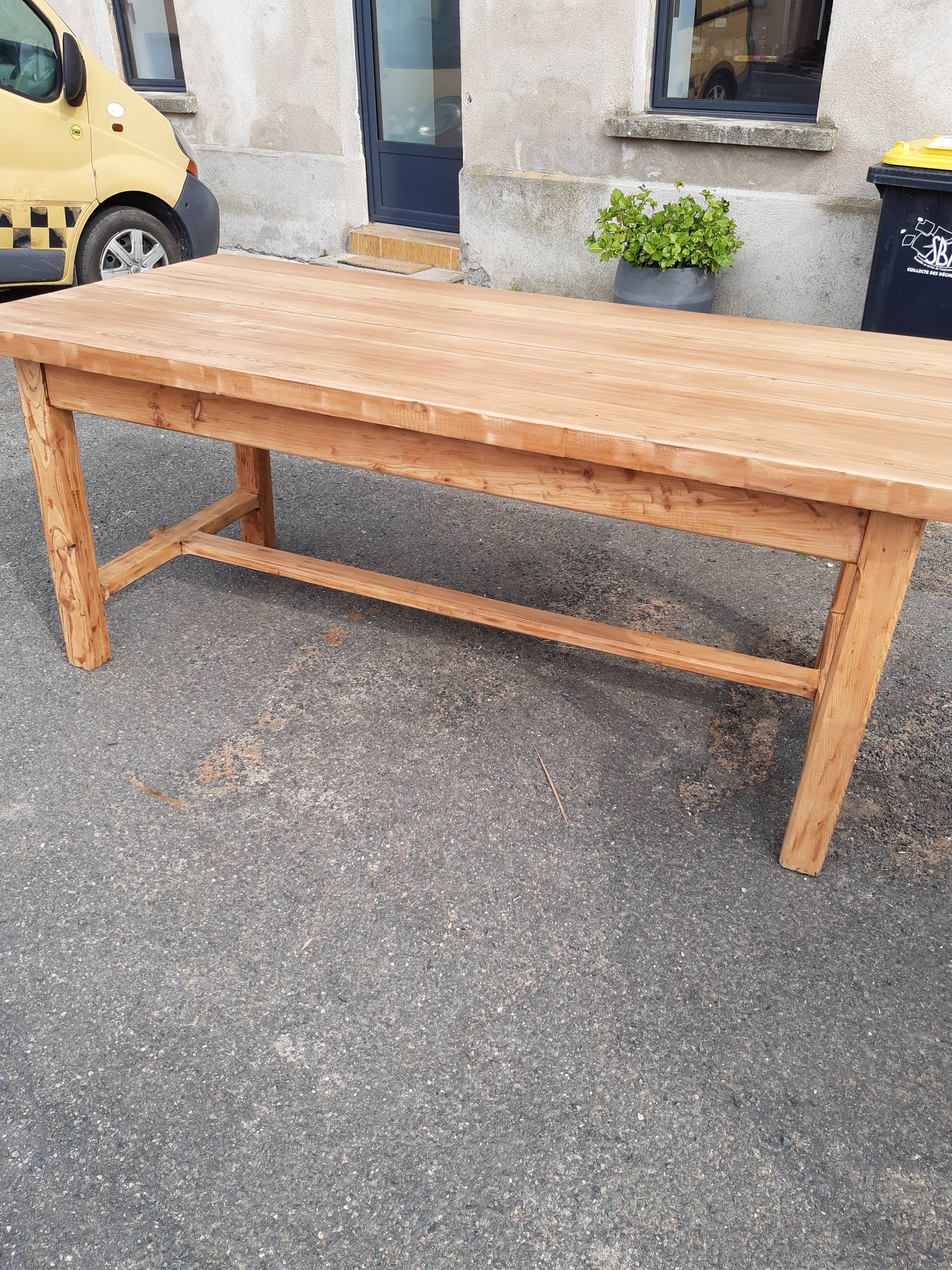Restored old farmhouse table