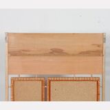 Rattan coat rack produced by Uluv in the 1960s