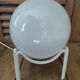 Original opaline globe lamp support metal white patinated dp 0922213