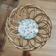 Rattan plant holder