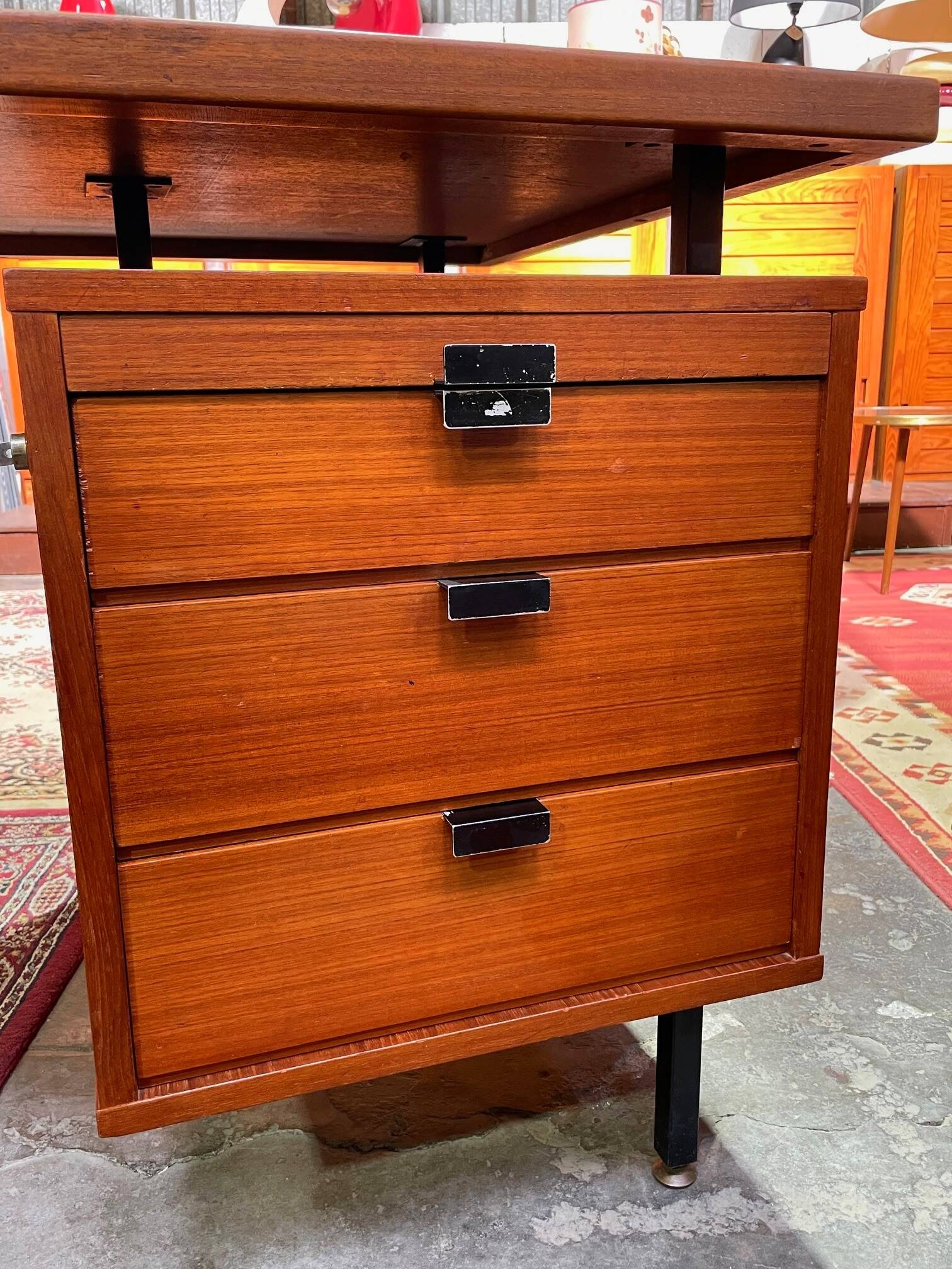 Bureau vintage par Jacques Hitier années 50