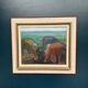 Huile sur toile originale – “Potatisptortning” par Einar Emland