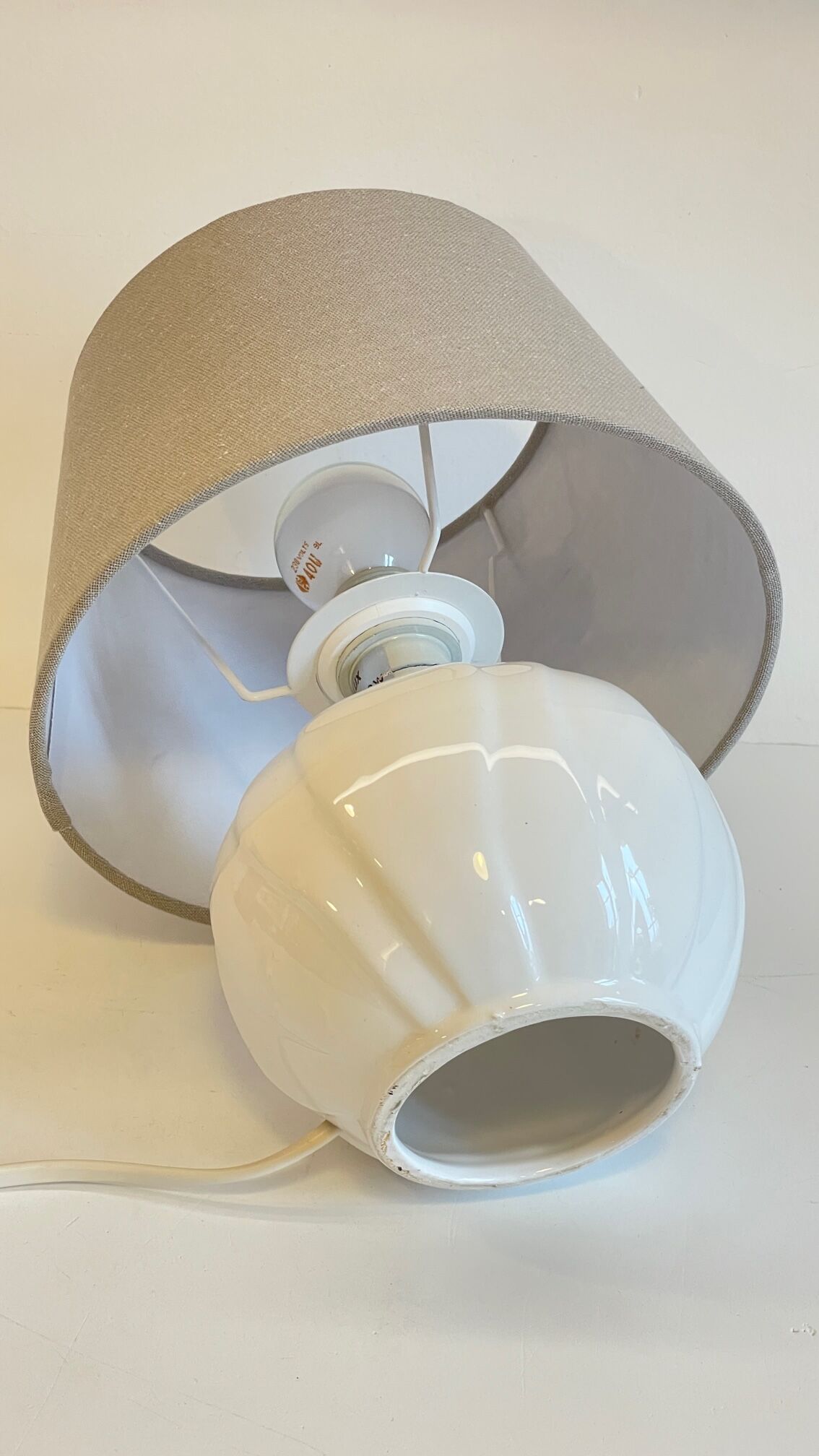 Lamp ball by relux italian ceramic vintage