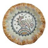 Faience Quimper plate signed Paul Fouillen