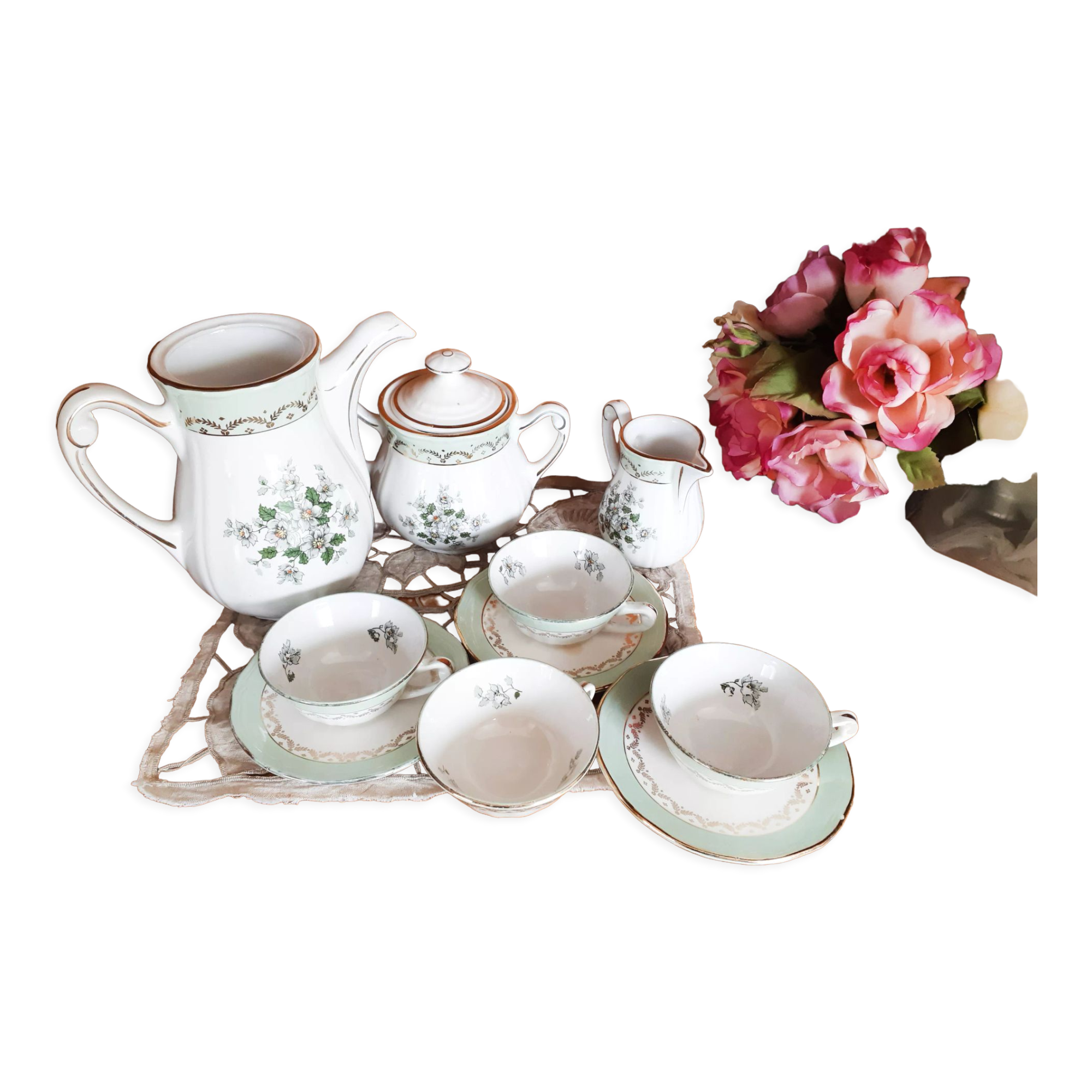 Coffee service L'Amandinoise Saint Amand 50s