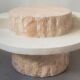 Brutalist round coffee table in Mactan stone by Magnussen PONTE