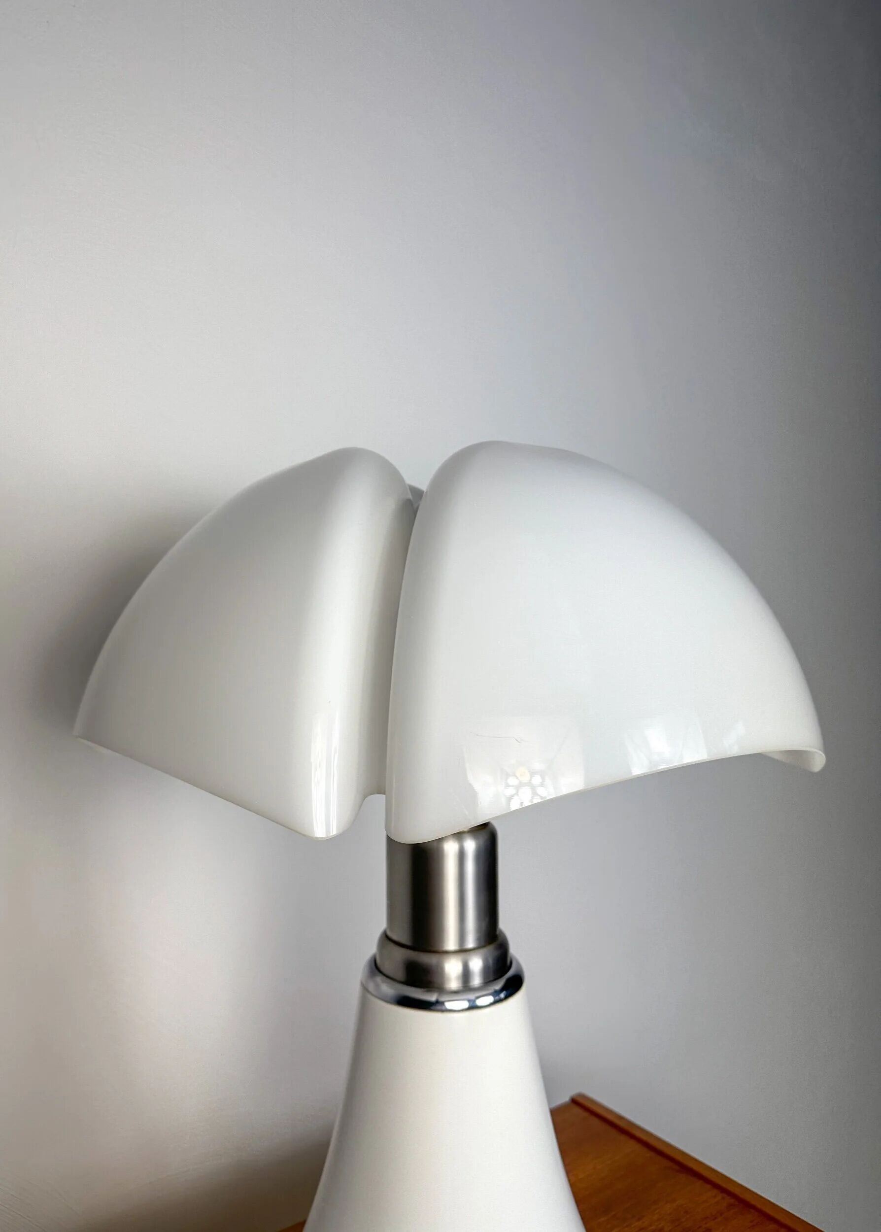 1970s Large Vintage Pipistrello Lamp by Gae Aulenti for Martinelli Luce