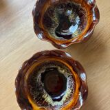 Set of 2 enamelled bowls