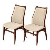 Une paire de chaises par Wilhelm Benze GmbH, années 1960.