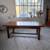 Rustic farmhouse table, solid oak, 2m