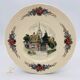 6 dessert plates "Obernai" from the Sarreguemines pottery.