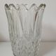 Glass vase, "wheat ears" motif